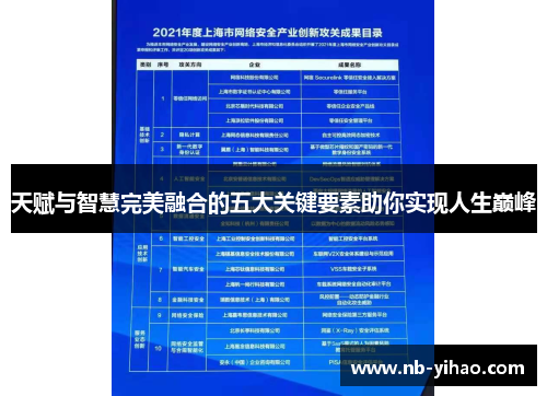 天赋与智慧完美融合的五大关键要素助你实现人生巅峰