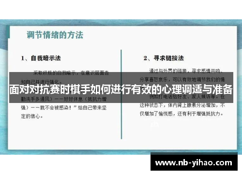 面对对抗赛时棋手如何进行有效的心理调适与准备