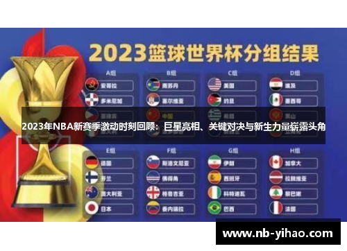 2023年NBA新赛季激动时刻回顾：巨星亮相、关键对决与新生力量崭露头角